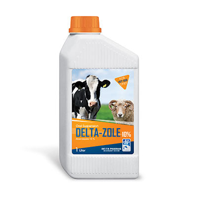 DELTA-ZOLE 10% ORAL SUSP. 1LITER-DELTAPHARMA CODE:56075