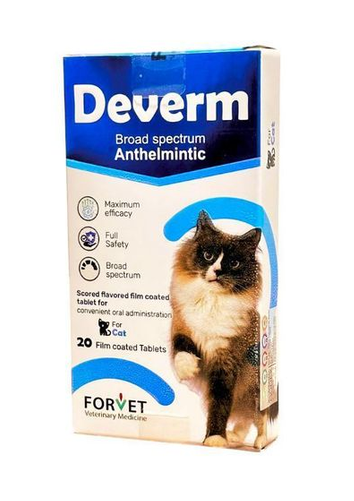 DEVERM 1TAB CATS(1TAB=4KG) CODE : DVC20
