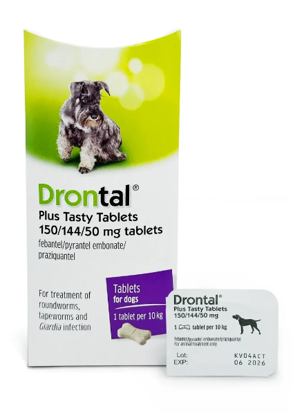 DRONTAL PLUS DOGS 1TAB(1TAB=10KG)/THAILAND CODE: DT6