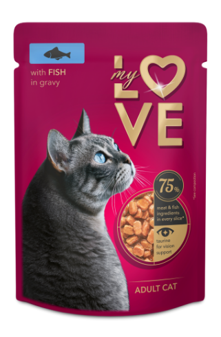 اكل قطط جاهز/ويت- MY LOVE ADULT CAT/85GM