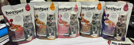 اكل قطط جاهزويت- BESTPET ADULT CAT85GM