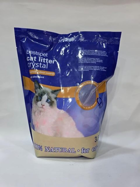 رمل قطط BESTSPET CAT LITTER CRYSTAL-3.8L-CHINA