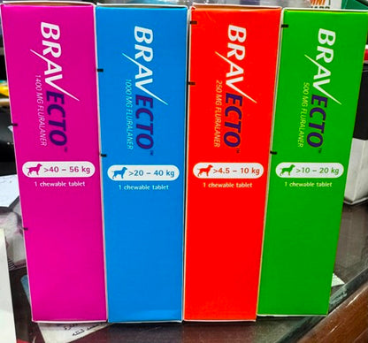 BRAVECTO/DOGS 1 CHEW.TAB