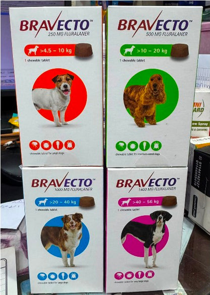 BRAVECTO/DOGS 1 CHEW.TAB