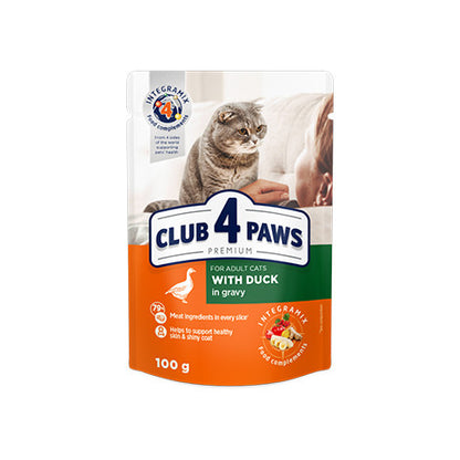 اكل قطط جاهز/ويت- CLUB 4 PAWS ADULT CAT/85GM