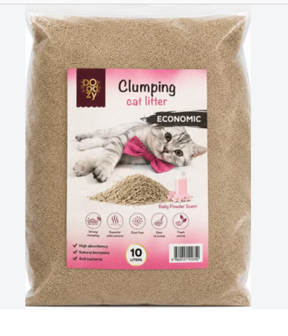 رمل قطط غامق-DOODZY CLUMPING CAT LITTER/10L/EGYPT -- CODE : 56410