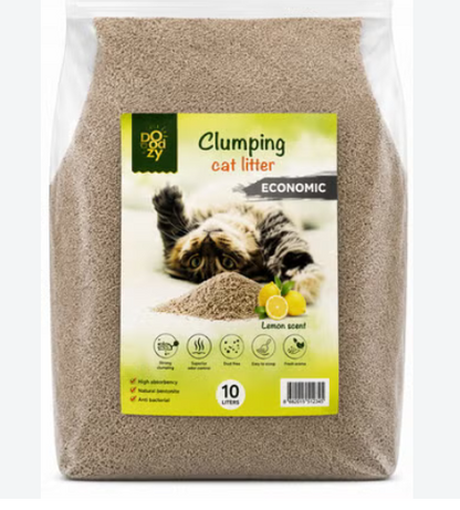 رمل قطط غامق-DOODZY CLUMPING CAT LITTER/10L/EGYPT -- CODE : 56410