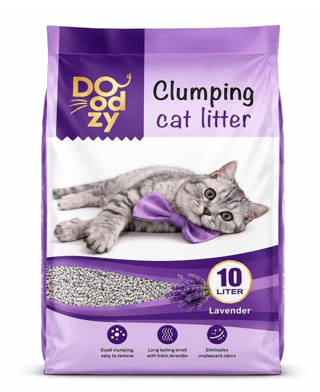 Cat Litter - DOODZY CLUMPING CAT LITTER/Turkish