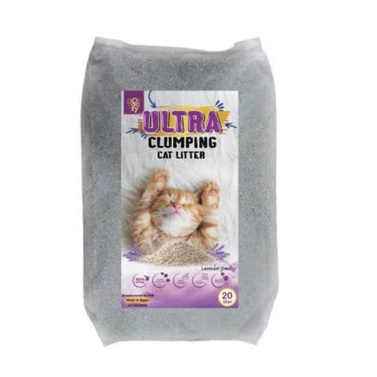 رمل قطط-DOODZY ULTRA CLUMPING CAT LITTER/20L/EGYPT