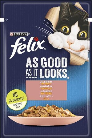 اكل قطط جاهز/ويت- FELIX ADULT CATS / 85GM