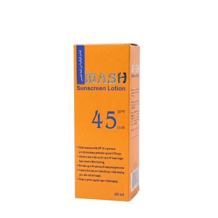 MASH SUNSCREEN LOTION SPF/45-60ML
