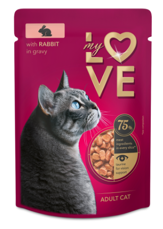 اكل قطط جاهز/ويت- MY LOVE ADULT CAT/85GM