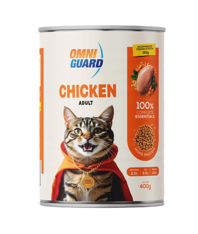 اكل قطط جاهز/ويت-OMNI GUARD ADULT CATS.PATE/400GM