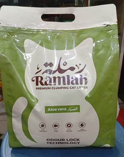رمل قطط رملة RAMLAH CLUMPING CAT LITTER/5KG/EGYPT