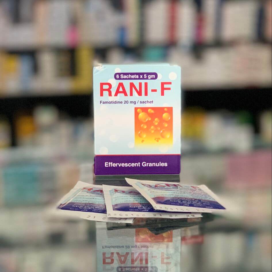 RANI-F EFF 20MG 6SACH/NEW