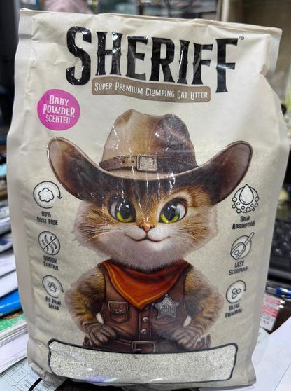 رمل قطط - SHERIFF CAT LITTER/5L/TURKISH
