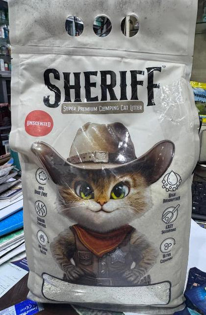 رمل قطط - SHERIFF CAT LITTER/5L/TURKISH