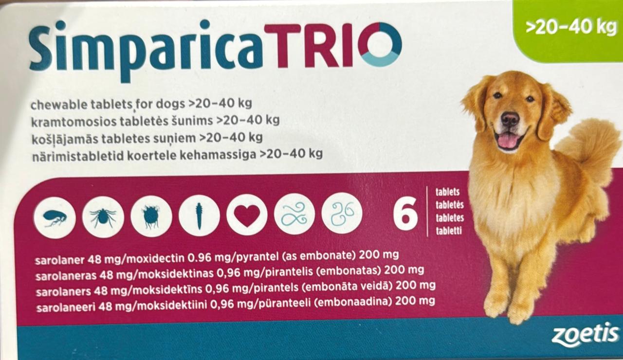 SIMPARICA TRIO/DOGS   ( 1 TAB )