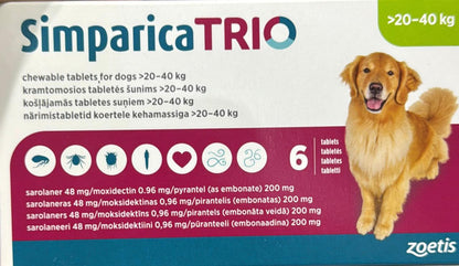 SIMPARICA TRIO/DOGS   ( 1 TAB )