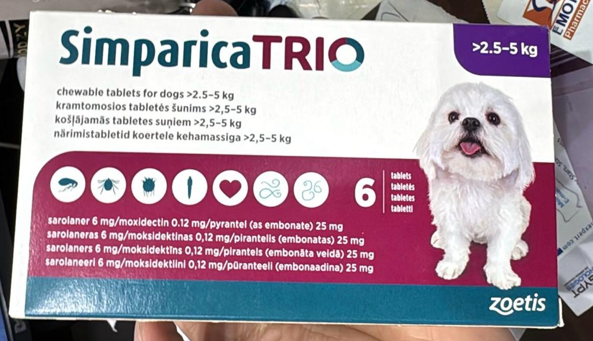 SIMPARICA TRIO/DOGS   ( 1 TAB )