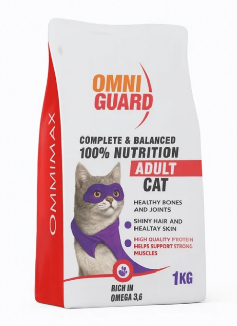 اكل قطط دراى فوود- OMNI GUARD ADULT CAT