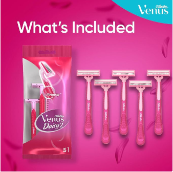 GILLETTE VENUS DAISY2-5RAZORS-WOMEN    CODE:13041