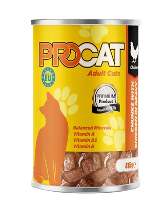 PROCAT ADULT CAT أكل قطط جاهز/ويت/415 جرام