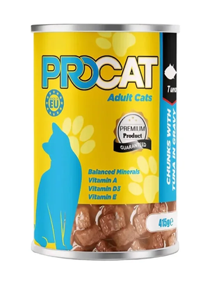 PROCAT ADULT CAT أكل قطط جاهز/ويت/415 جرام