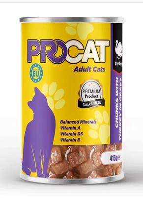 PROCAT ADULT CAT أكل قطط جاهز/ويت/415 جرام