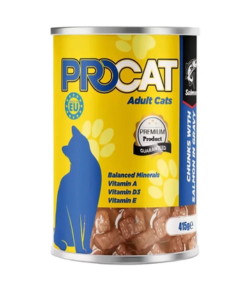 PROCAT ADULT CAT أكل قطط جاهز/ويت/415 جرام