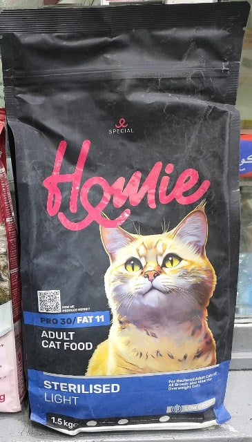 طعام القطط الجاف/Homie Cat Adult Turkey 1.5KG