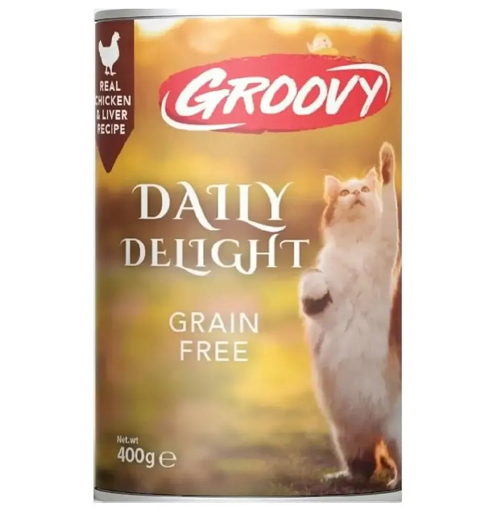 Groovy Daily Delight Cat Wet Food - Groovy Daily Delight Cat Grain Free 400g