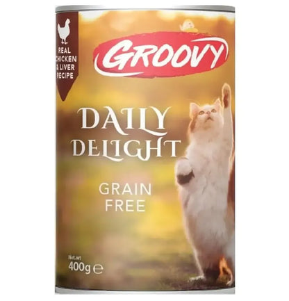 Groovy Daily Delight Cat Wet Food - Groovy Daily Delight Cat Grain Free 400g