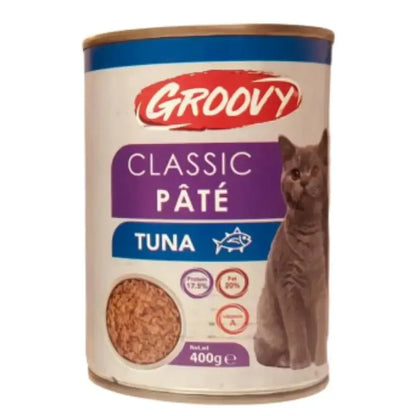 جروفي كات كلاسيك باتيه (Groovy Cat Classic Pate 400g)