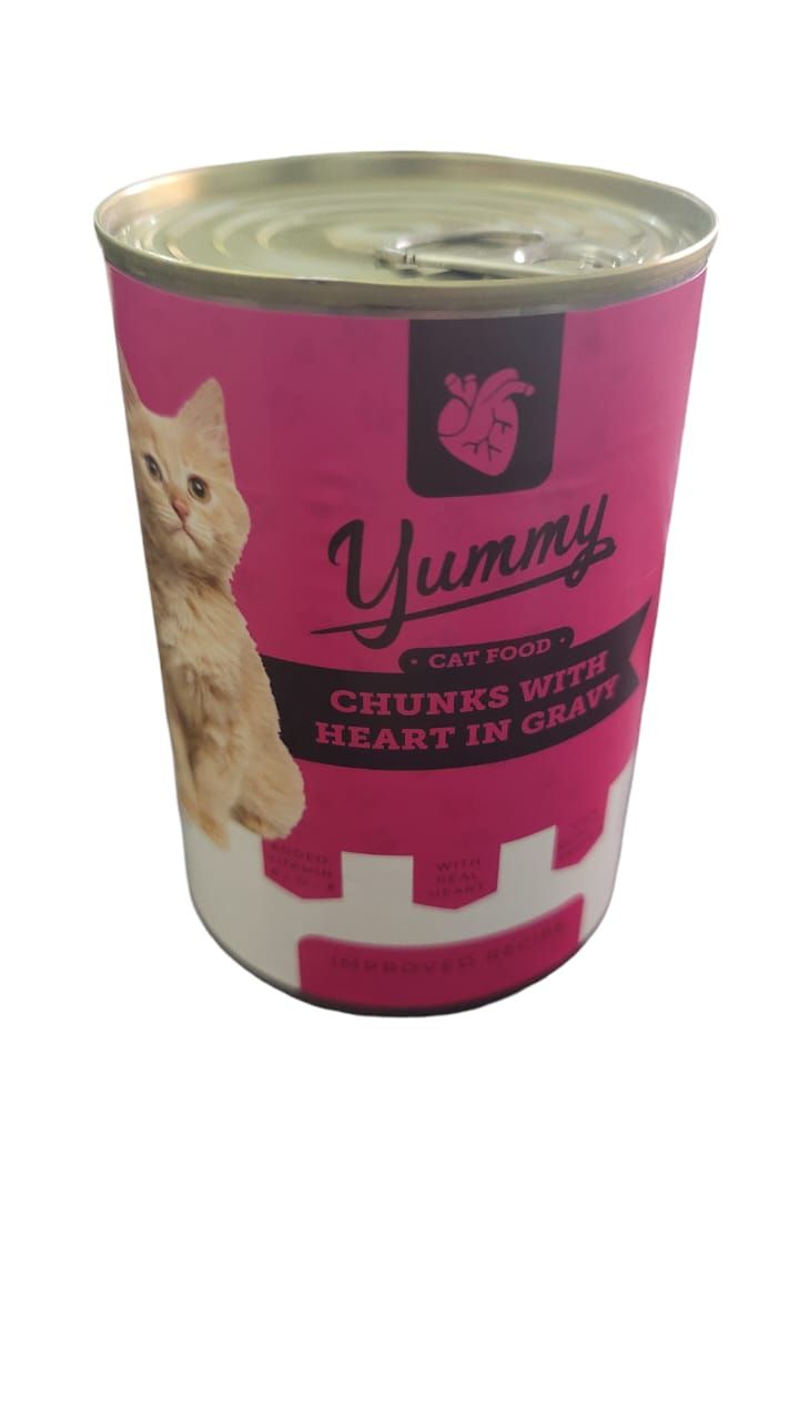 طعام قطط رطب يامي ( Yummy Cat Wet Food 400
