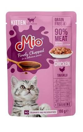 Ready-made cat food/wet - MIO CATS/100GM/POLAND